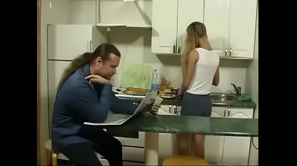 Show BritishTeen step Daughter seduce father in Kitchen for sex new Movies