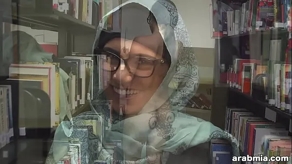 Show Mia Khalifa Takes Off Hijab and Clothes in Library (mk13825 new Movies