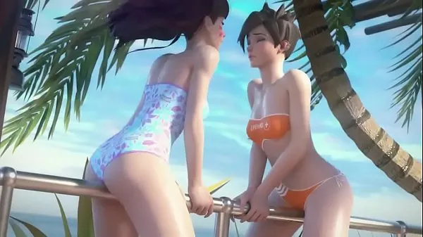 Mostrar D.Va y Tracer en Vacation Overwatch (Animación con sonido nuevas películas