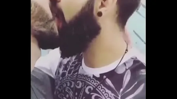 Show Hot Gay Kiss Between Two Bearded Guys new Movies