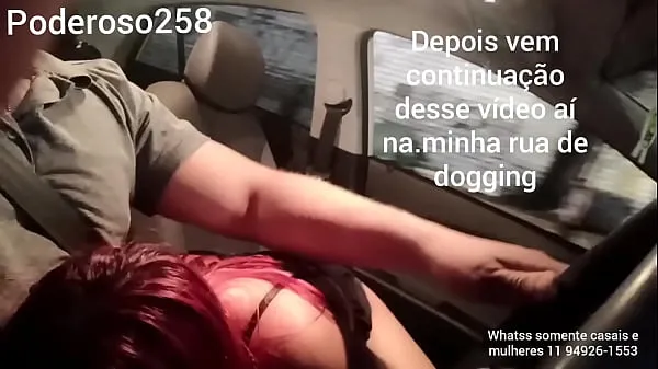 Tunjukkan Naughty sucking my cock in traffic in São Paulo Filem baharu