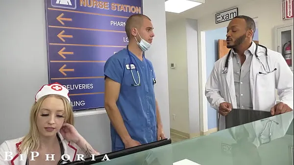 Visa BiPhoria - Nurse Catches Doctors Fucking Then Joins In nya filmer