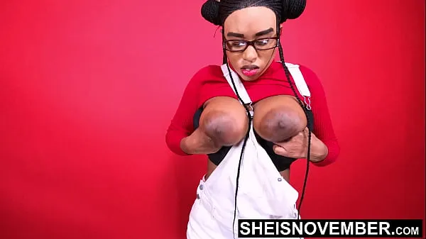 Show I'm Erotically Posing My Large Natural Tits And Huge Brown Areolas Closeup Fetish, Bending Over With My Big Boobs Bouncing, Petite Busty Black Babe Sheisnovember Jiggling Her Saggy Bomb Shells While Bending Over After Sitting on Msnovember new Movies