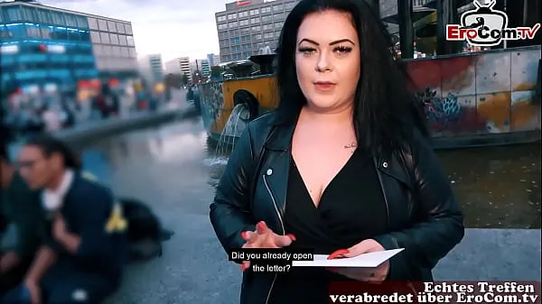 Εμφάνιση German fat BBW girl picked up at street casting νέων ταινιών