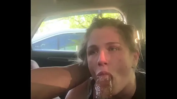 Cheating wife throats in a parkinglot at target