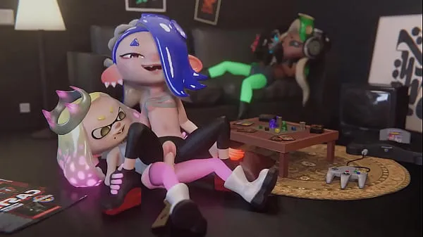 Tampilkan Shiver and Pearl's Fresh Intense Sex (Splatoon 3 hentai Film baru